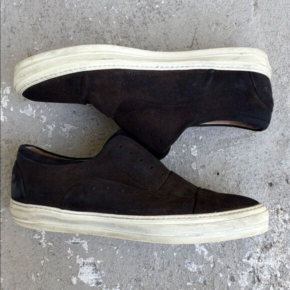 Alexander McQueen, black and brown slip on main image 7